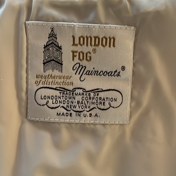 Vintage Double Breasted London Fog Trench Coat - Picture 10 of 11